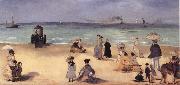 On the Beach,Boulogne-sur-Mer Edouard Manet